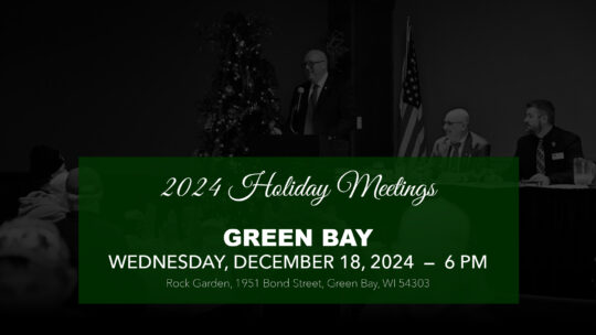 Appleton Holiday Meeting, December 18, 2024, 6 PM